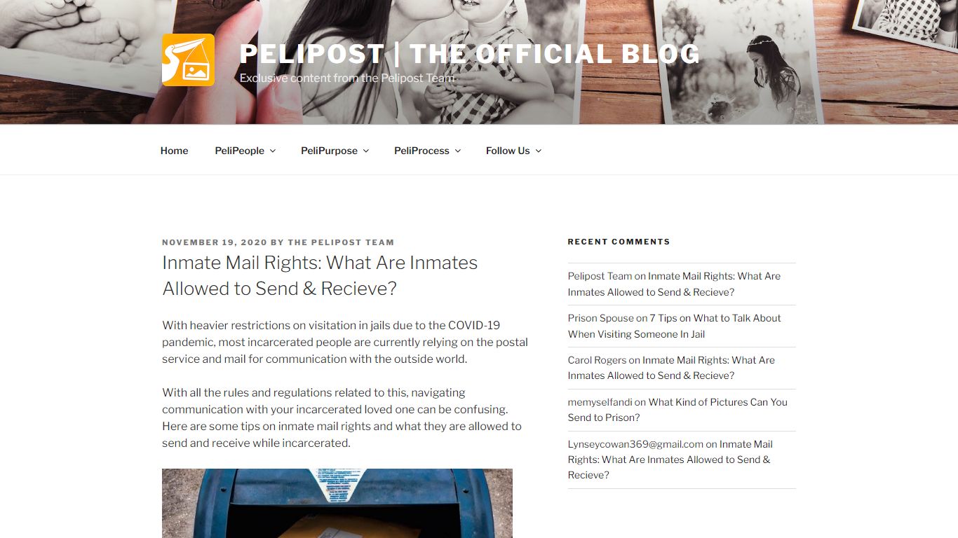 Inmate Mail Rights: What Are Inmates Allowed to Send & Recieve? - Pelipost